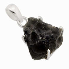 9.53cts natural brown chintamani saffordite 925 sterling silver pendant y90751