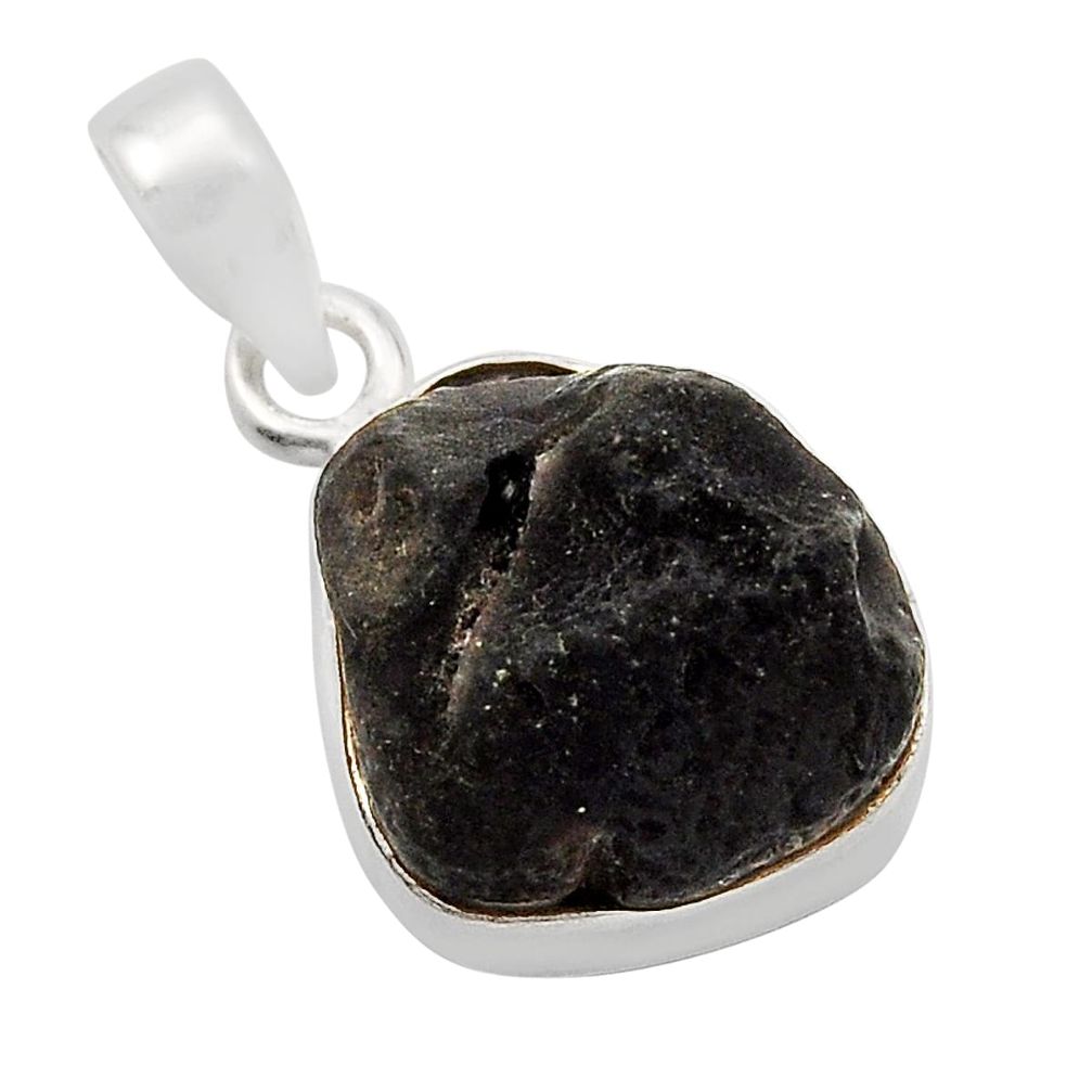 7.83cts natural brown chintamani saffordite fancy 925 silver pendant y90750