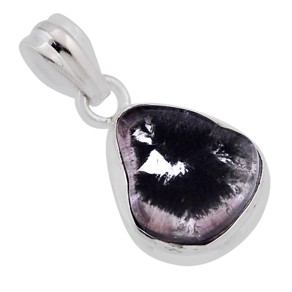 7.39cts natural cacoxenite super seven (melody stone) 925 silver pendant n39921