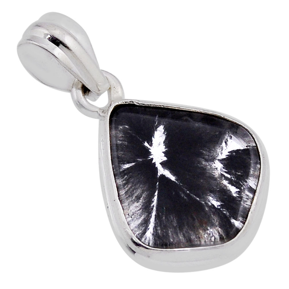 9.47cts natural cacoxenite super seven (melody stone) 925 silver pendant n39922