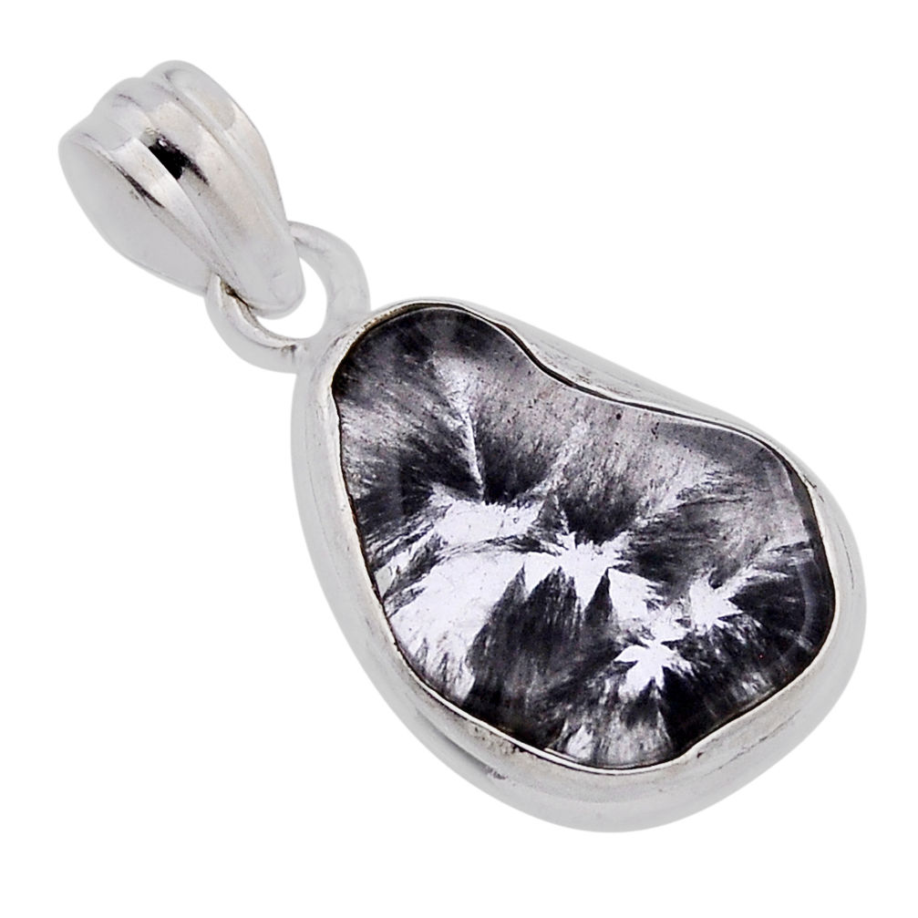 9.83cts natural cacoxenite super seven (melody stone) 925 silver pendant n39925
