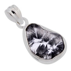 9.83cts natural cacoxenite super seven (melody stone) 925 silver pendant n39925