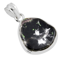 13.18cts natural cacoxenite super seven (melody stone) 925 silver pendant y45244