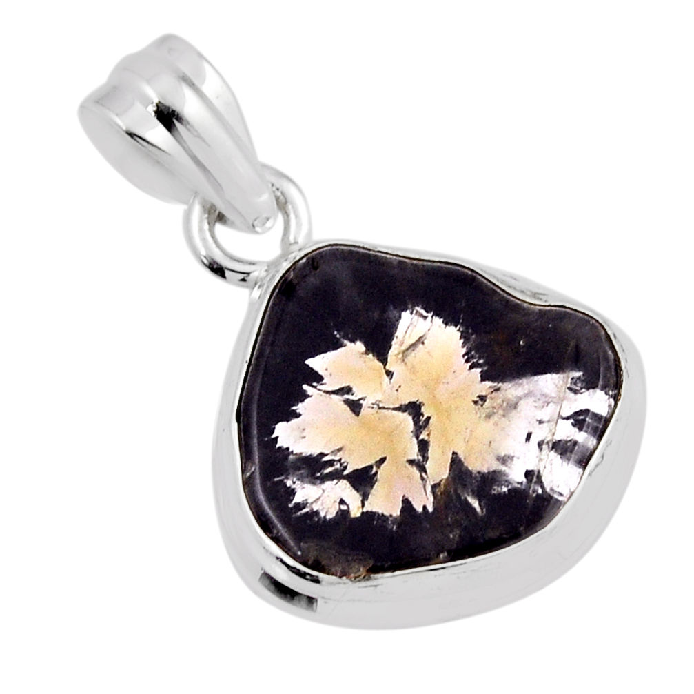 9.22cts natural cacoxenite super seven (melody stone) 925 silver pendant y45250