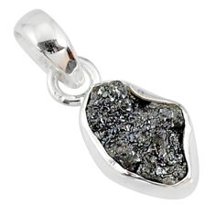 2.80cts natural diamond rough 925 sterling silver handmade pendant r79113