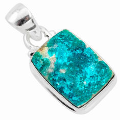 8.03cts natural dioptase 925 sterling silver pendant jewelry t3241