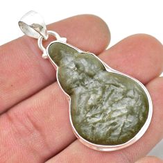 36.34cts natural fairy stone fancy 925 sterling silver pendant jewelry u45345