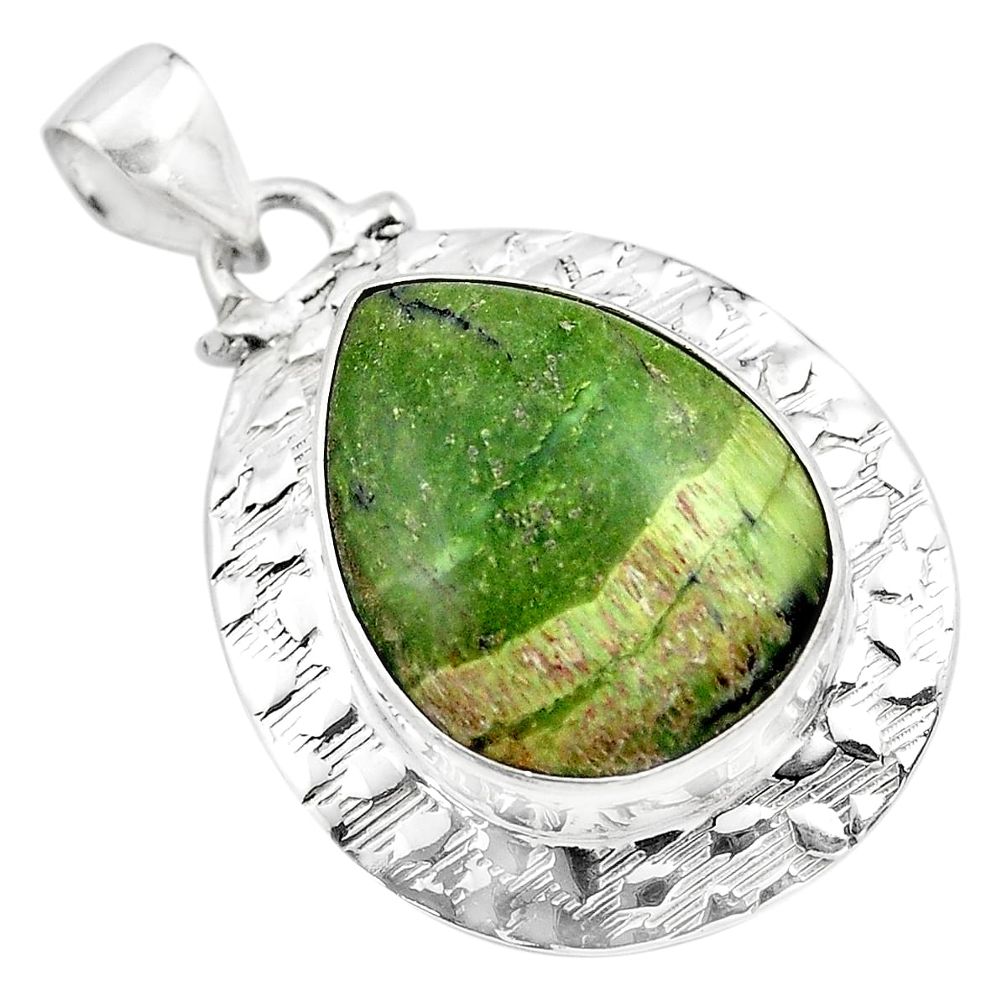  green swiss imperial opal 925 sterling silver pendant p85461