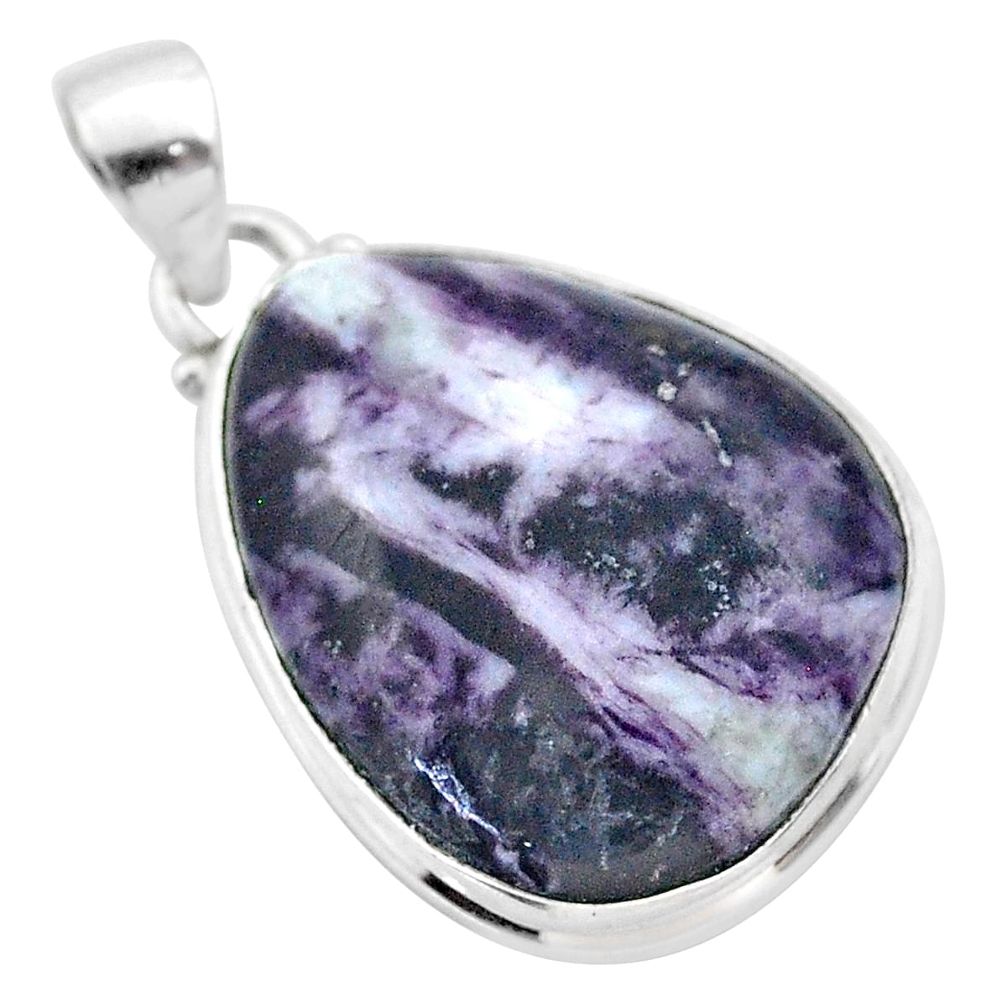 19.65cts natural kammererite 925 sterling silver handmade pendant jewelry t46051