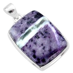 30.88cts natural kammererite 925 sterling silver pendant jewelry t46090