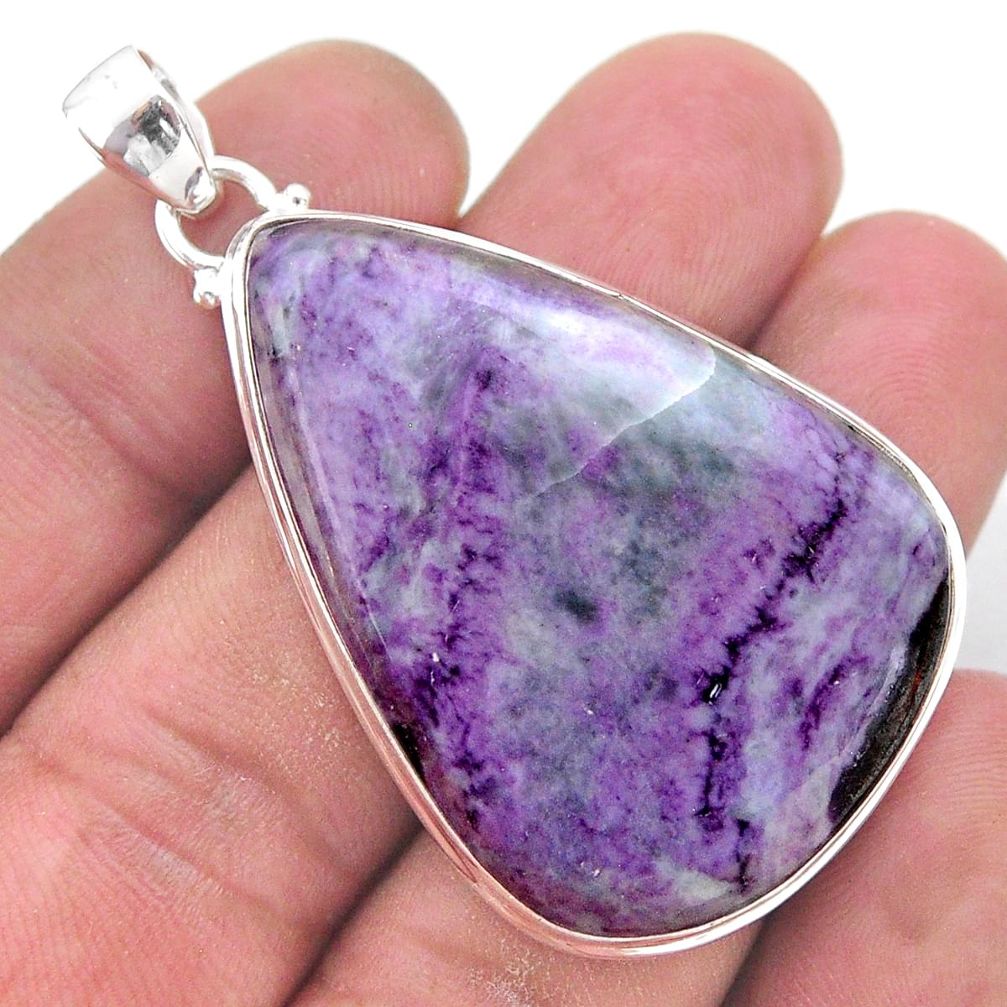 51.94cts natural kammererite 925 sterling silver pendant jewelry t46215