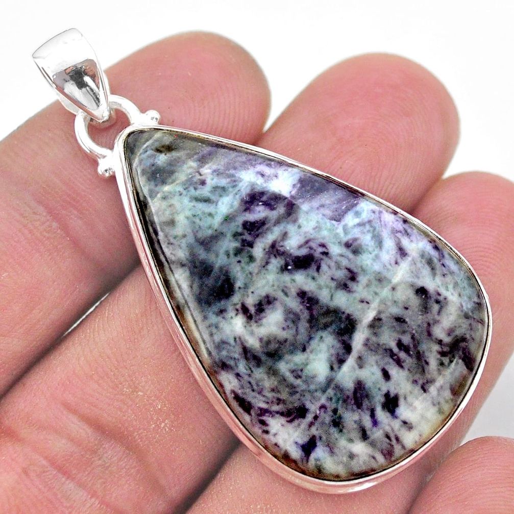 41.11cts natural kammererite 925 sterling silver pendant jewelry t46258