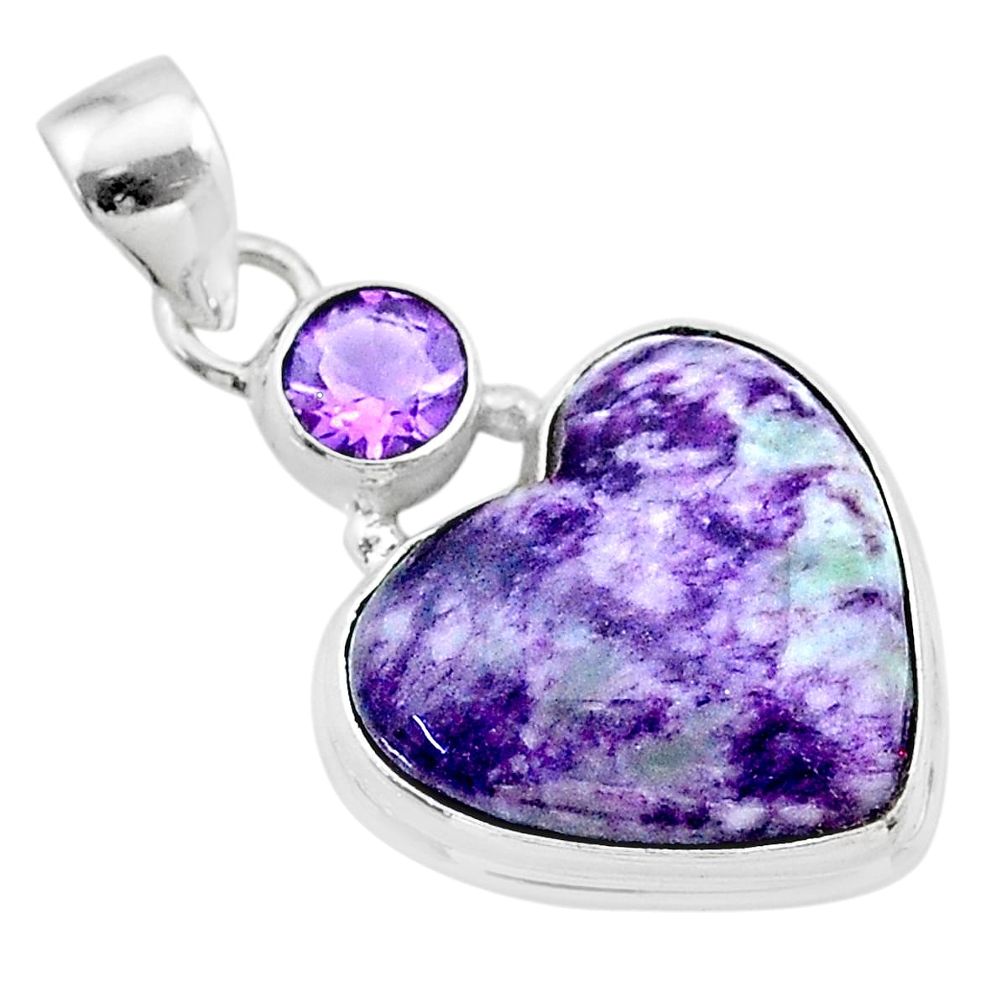 ammererite amethyst 925 sterling silver pendant jewelry t23074