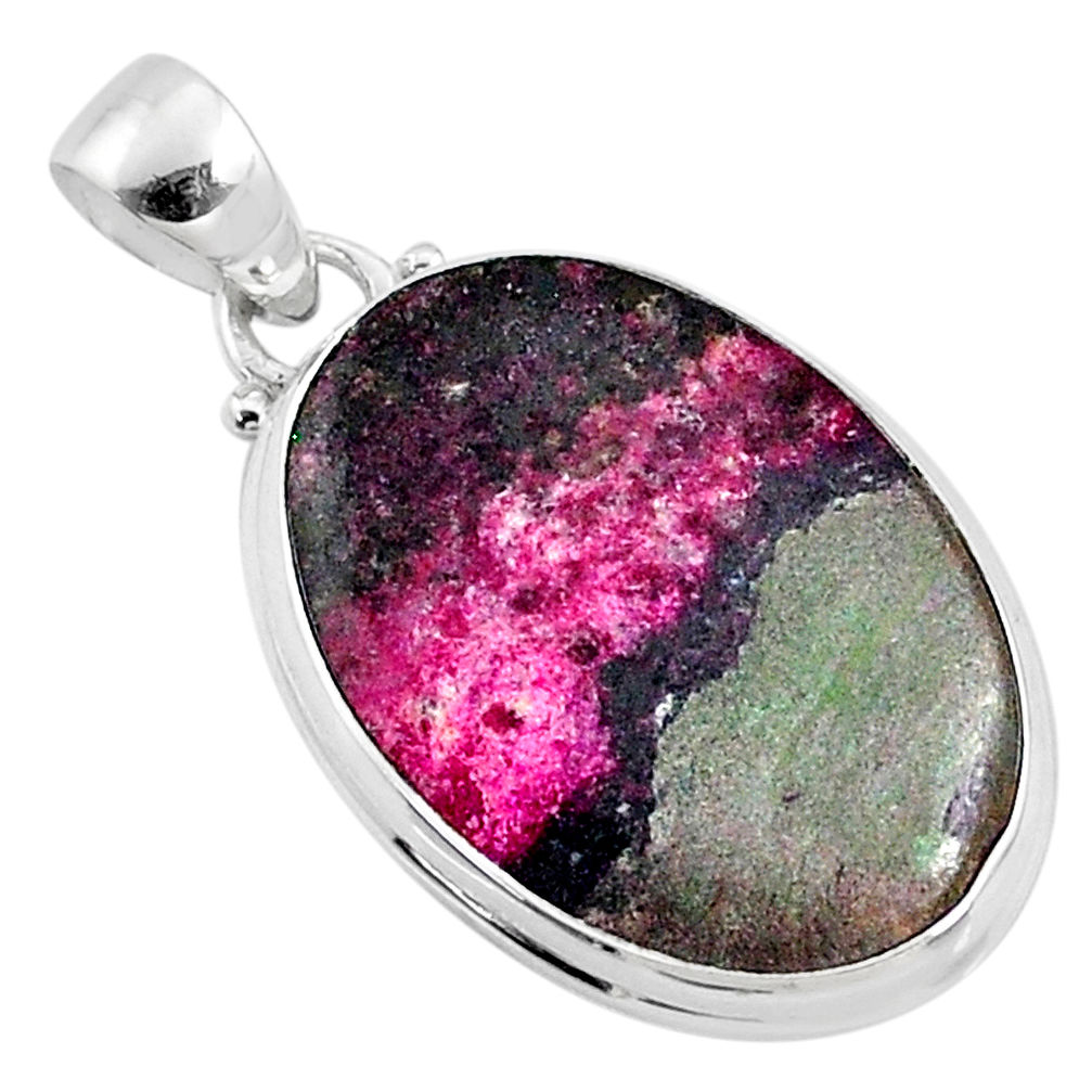 16.20cts natural pink cobalt calcite 925 sterling silver pendant jewelry r66063