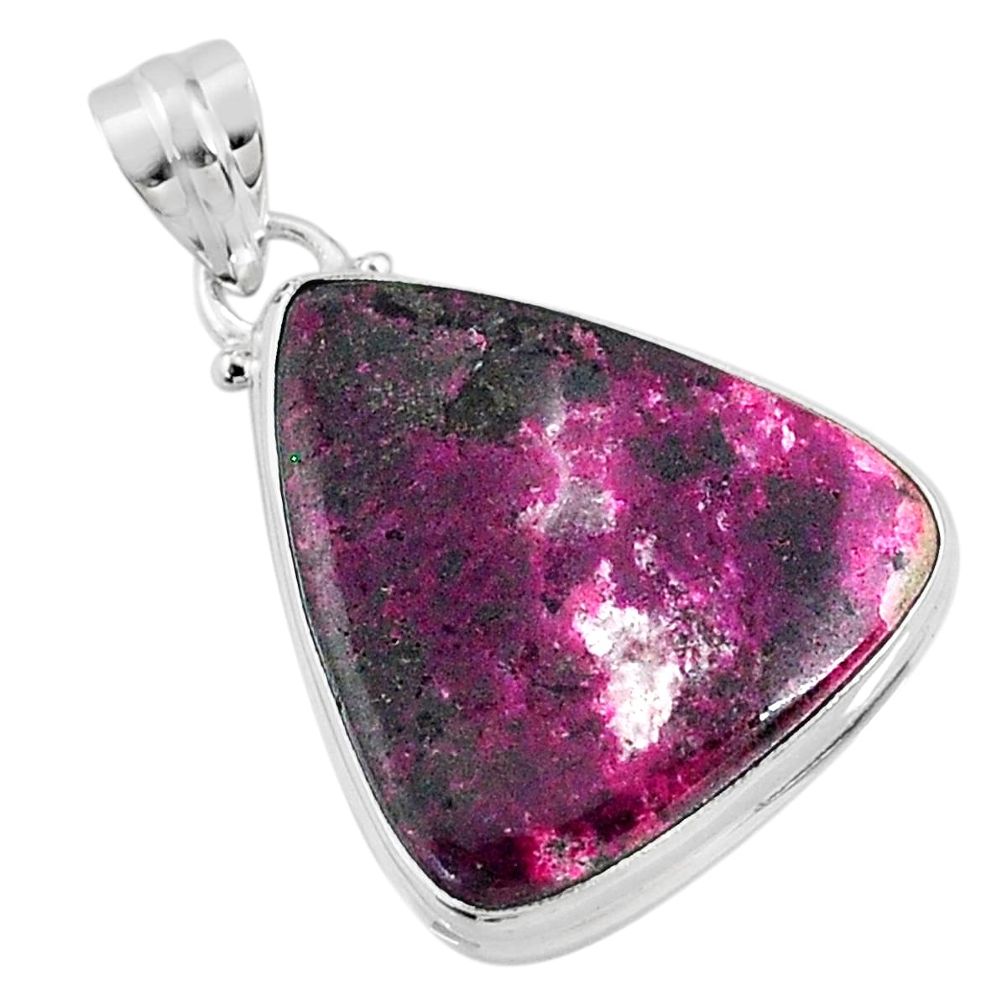 18.15cts natural pink cobalt calcite 925 sterling silver pendant jewelry r66071