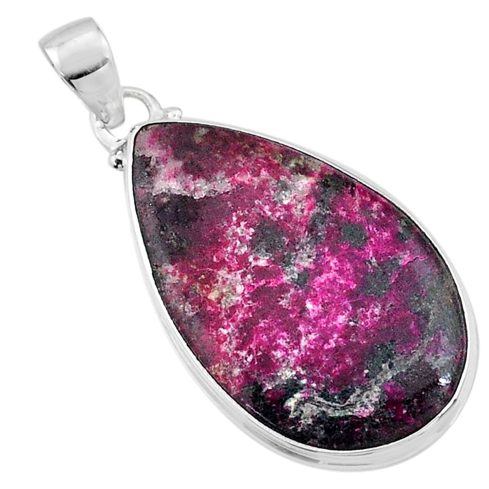 21.48cts natural pink cobalt calcite 925 sterling silver pendant jewelry r66079