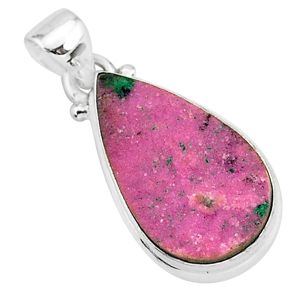 11.57cts natural pink cobalt calcite 925 sterling silver pendant jewelry r92982