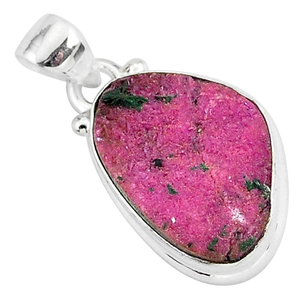 10.65cts natural pink cobalt calcite 925 sterling silver pendant jewelry r92985