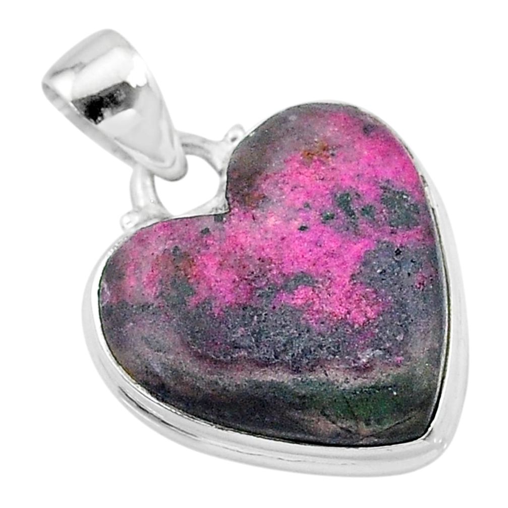 16.20cts natural pink cobalt calcite 925 sterling silver pendant jewelry t13441