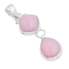 9.54cts natural pink opal cushion 925 sterling silver pendant jewelry y5576