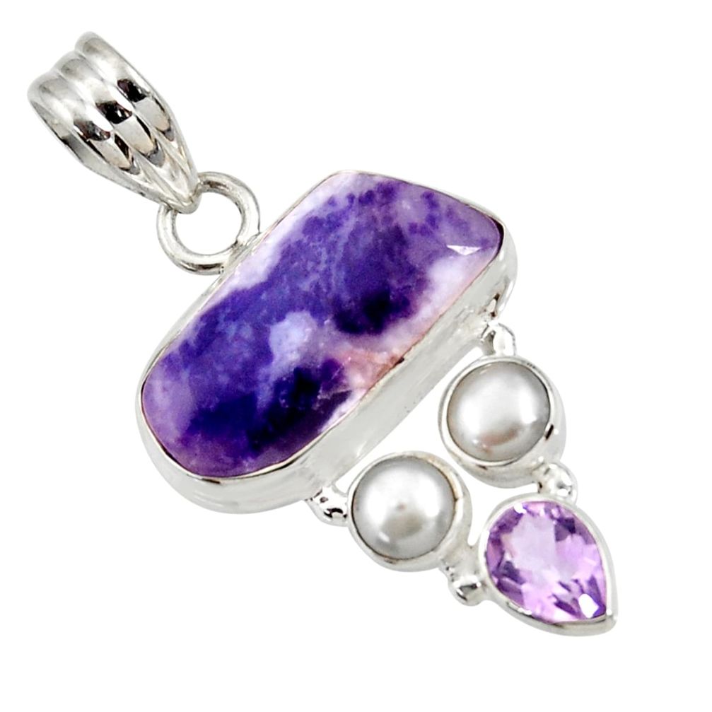 thyst pearl 925 sterling silver pendant d44105