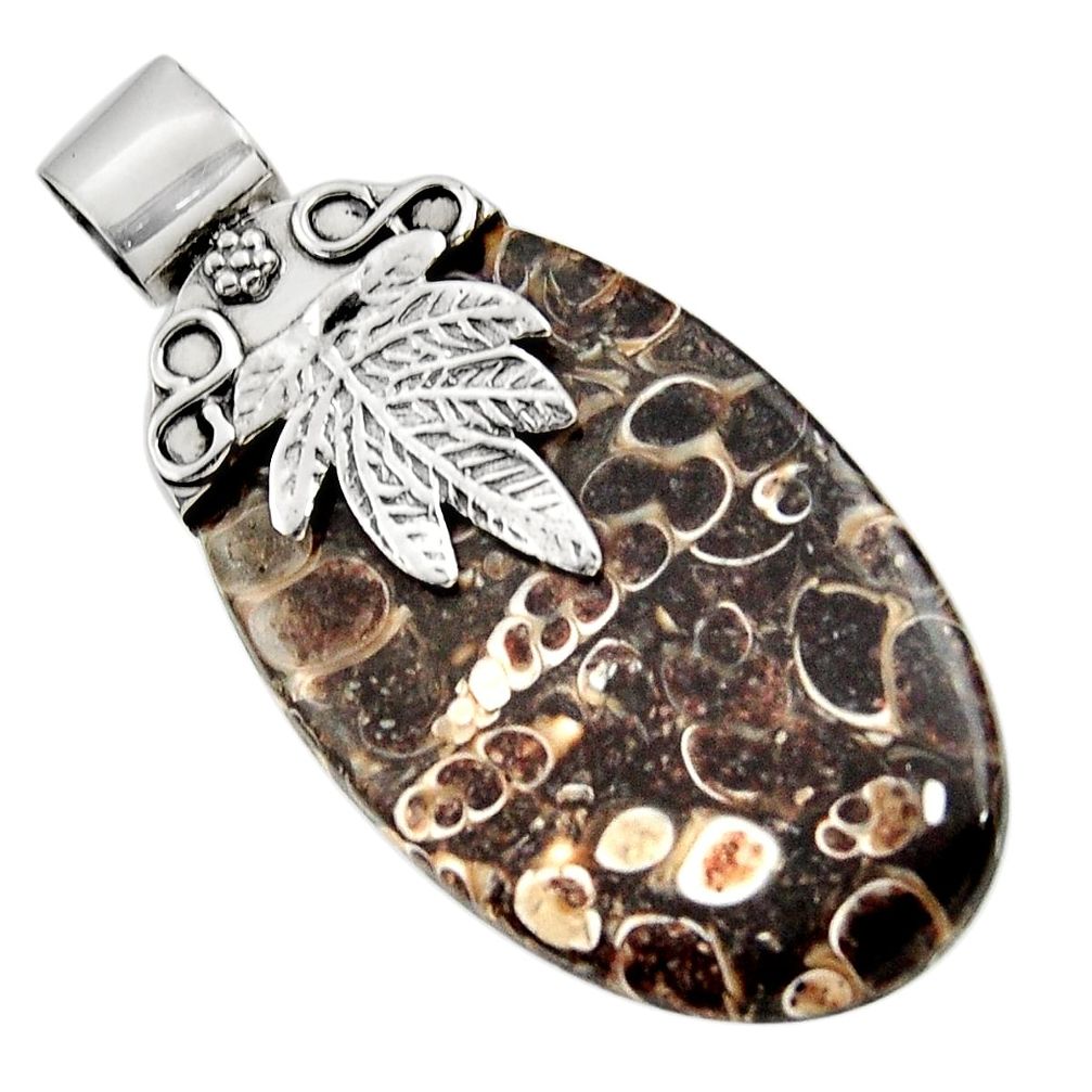 agate silver deltoid leaf pendant jewelry d45564