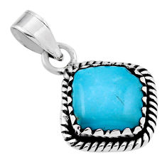 4.51cts sonoran mountain turquoise 925 sterling silver pendant jewelry n34754