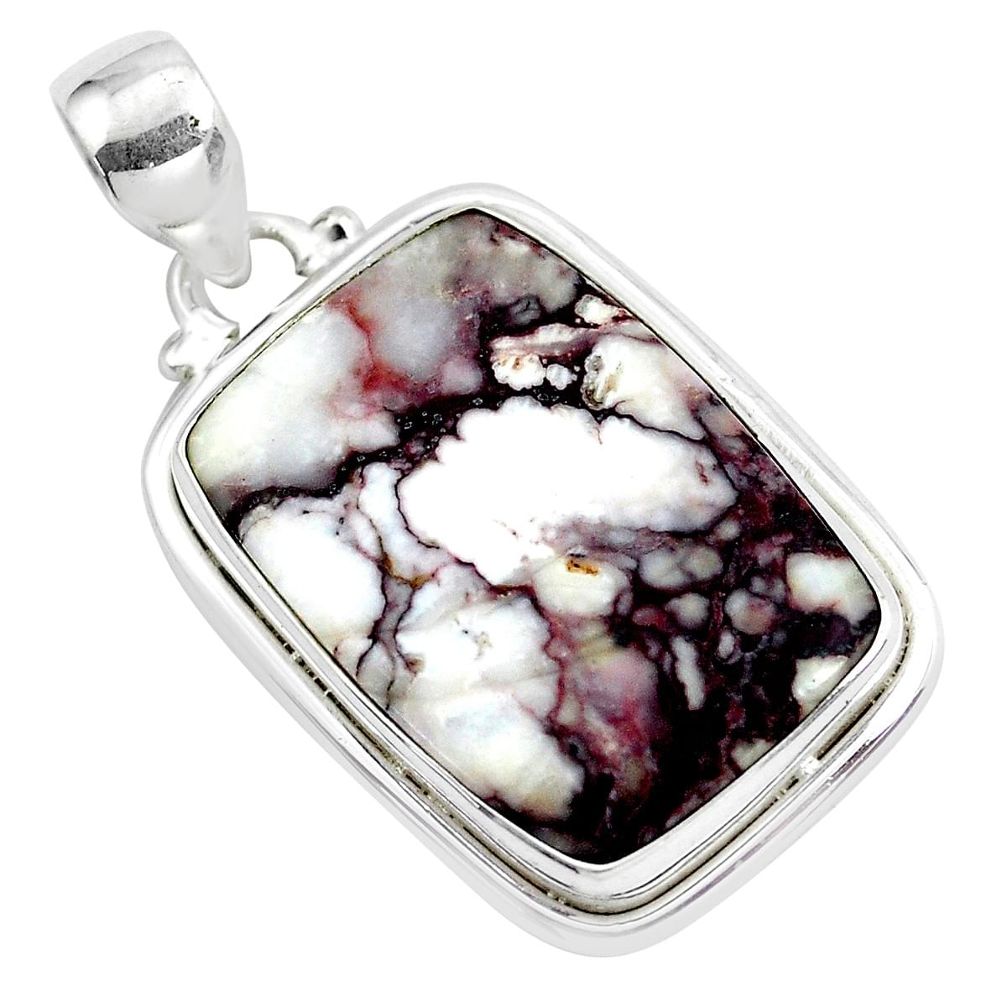 18.12cts natural bronze wild horse magnesite 925 sterling silver pendant p41259