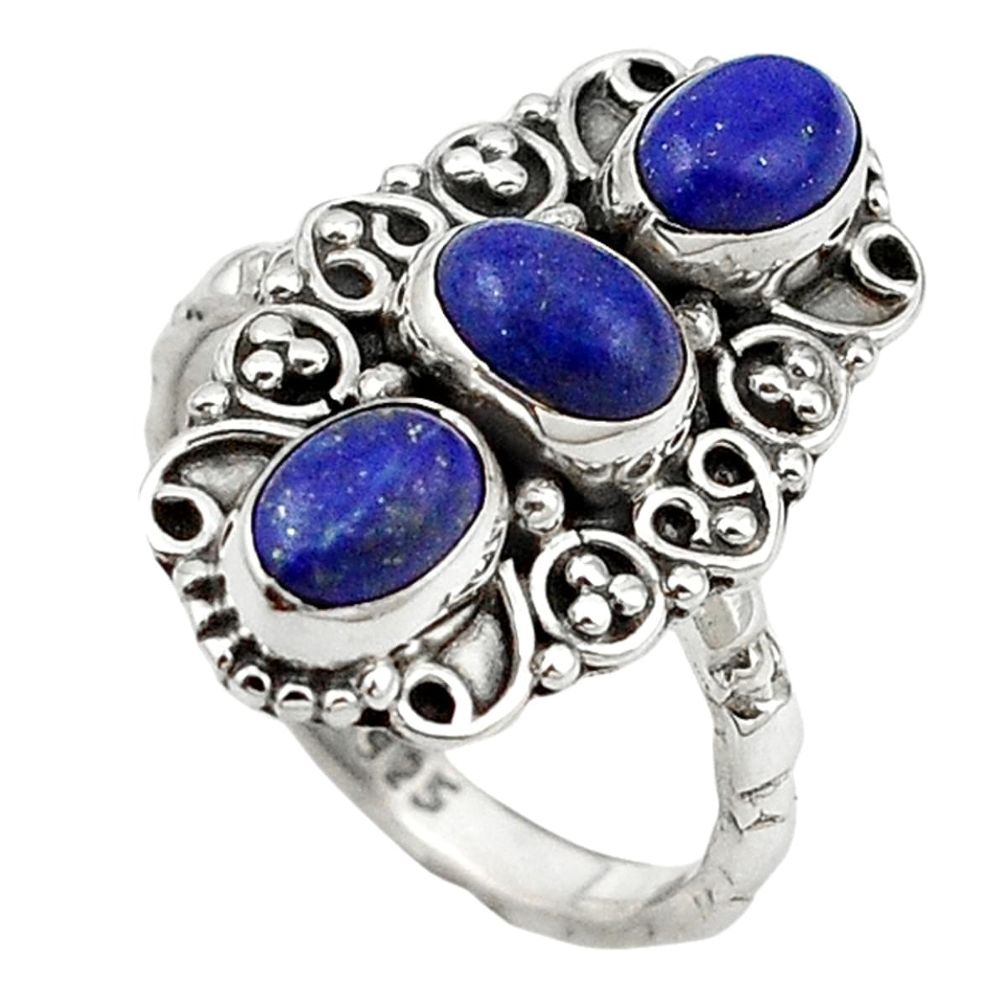 is lazuli 925 sterling silver ring jewelry size 7 d13256