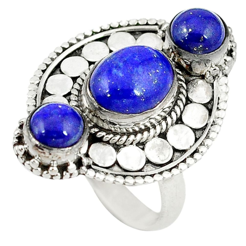 is lazuli 925 sterling silver ring jewelry size 7 d8916