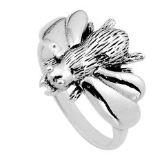 925 silver 6.09gms indonesian bali style solid honey bee ring size 8 n50577