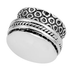 925 silver 6.53gms indonesian bali style solid spinner band ring size 7 n25987
