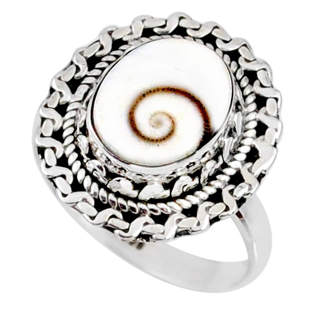 925 silver 3.59cts natural white shiva eye solitaire ring jewelry size 7 r58951