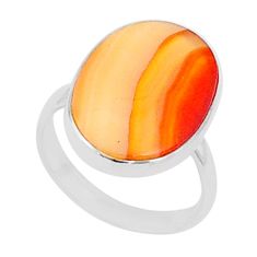 925 silver 14.47cts solitaire natural honey botswana agate ring size 8.5 u29864