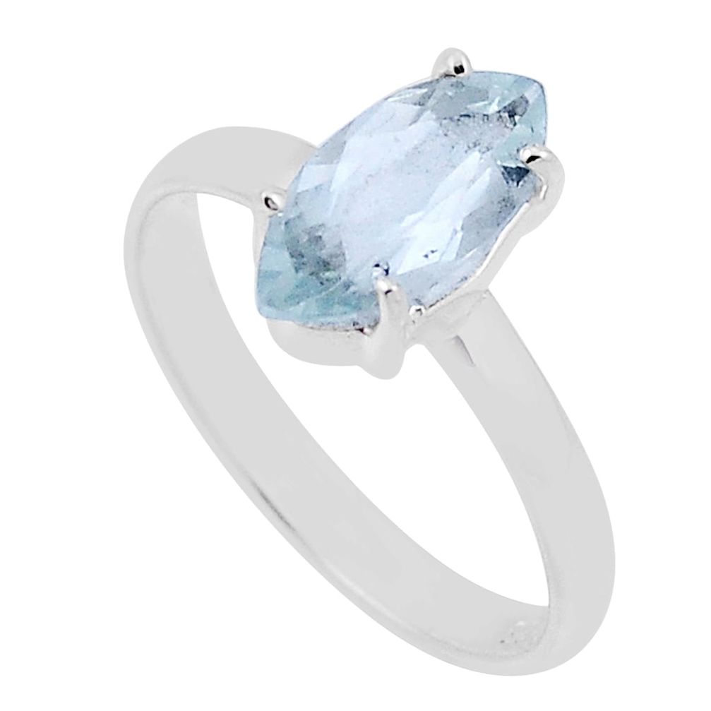 925 sterling silver 3.41cts faceted natural green amethyst ring size 8.5 n33548