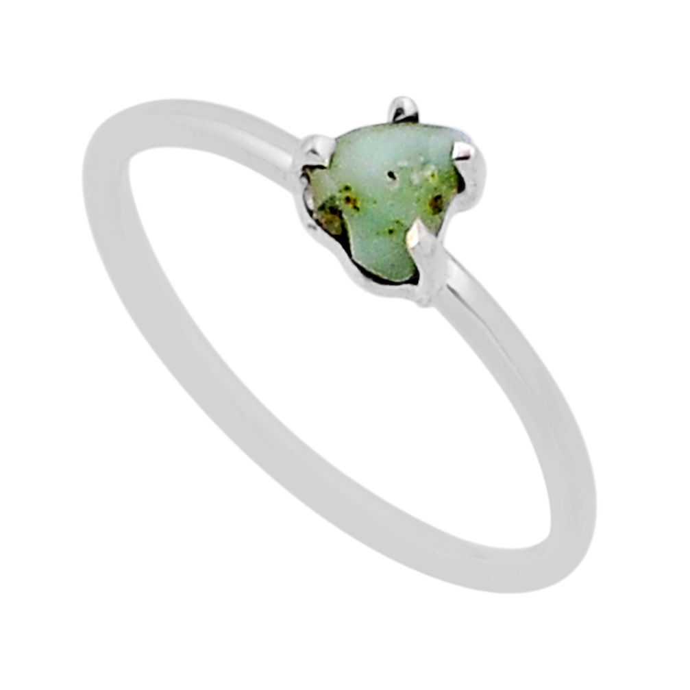 925 sterling silver 0.61cts faceted palomino turquoise heart ring size 8 n53120