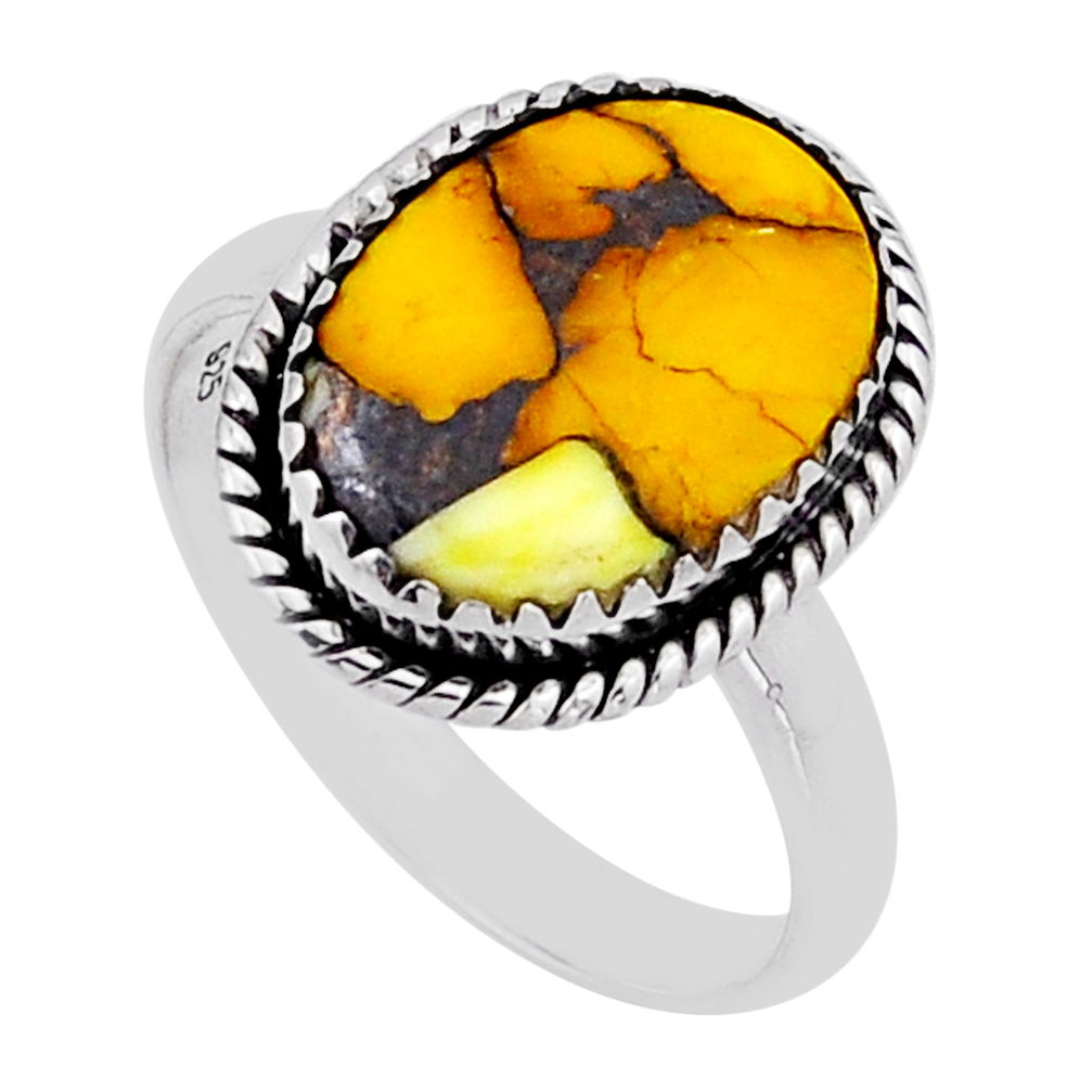 925 sterling silver 6.87cts solitaire honey dahlia ring jewelry size 10 n54343