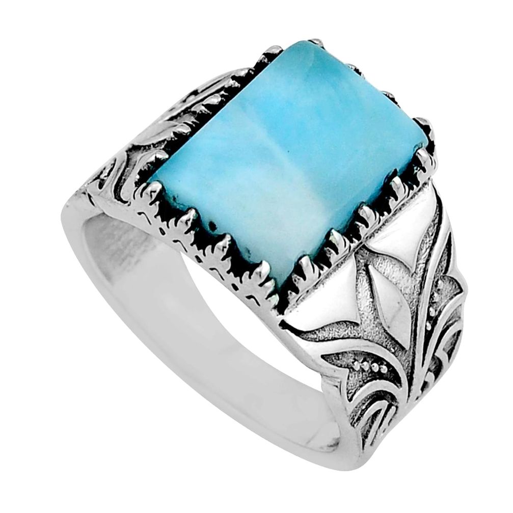 ◯larimar◯ 43.77ct Larimar Pear Shaped Cabochon, AAA+ Grade | Burton's