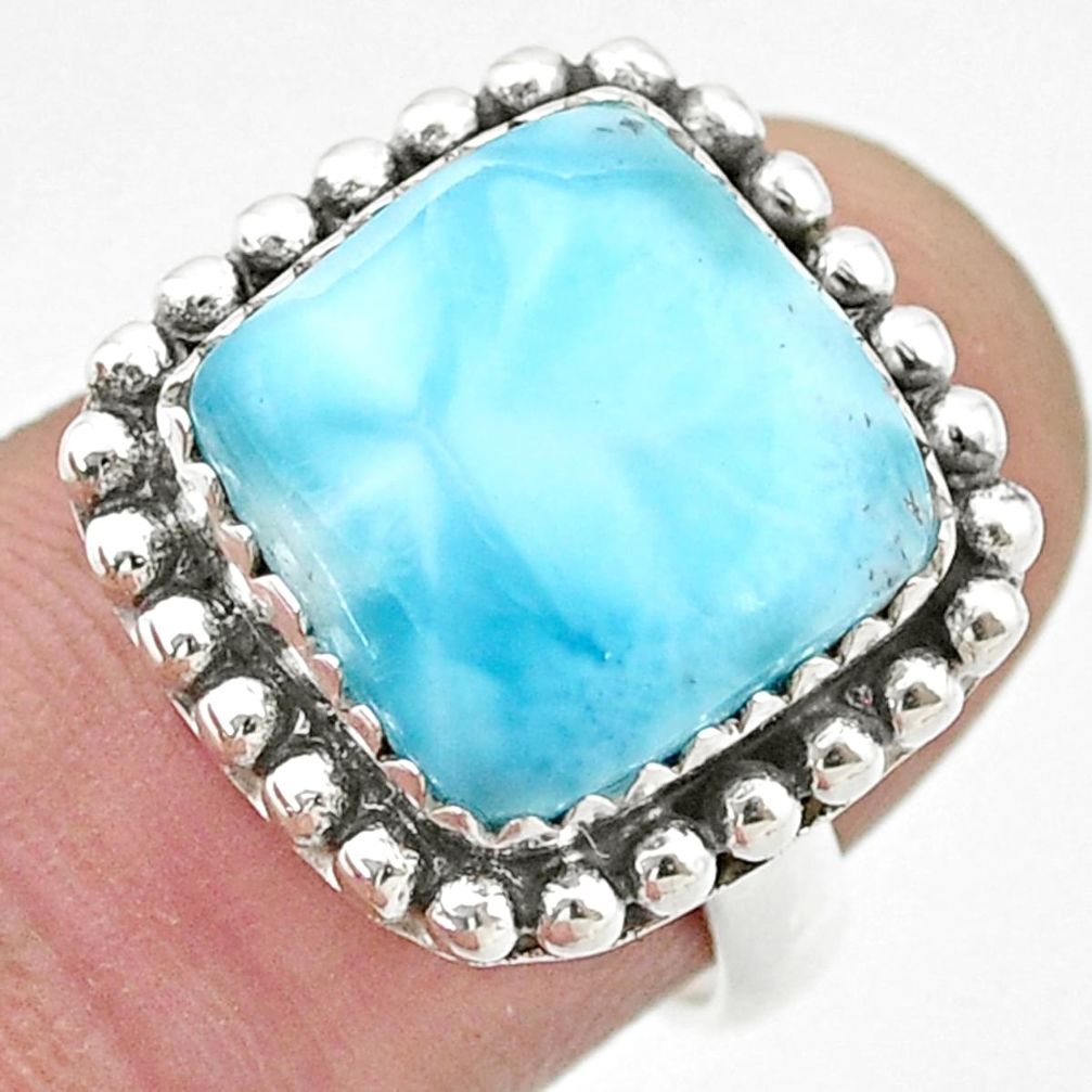 Larimar silver ring - u39544