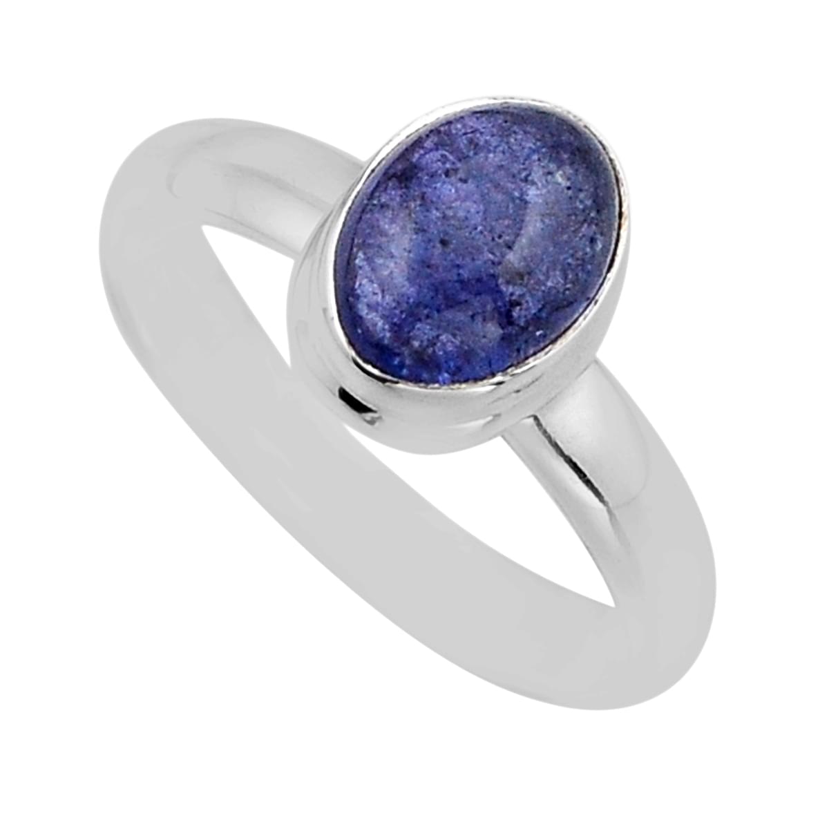 Sterling Silver and Tanzanite Ring Size on sale 8