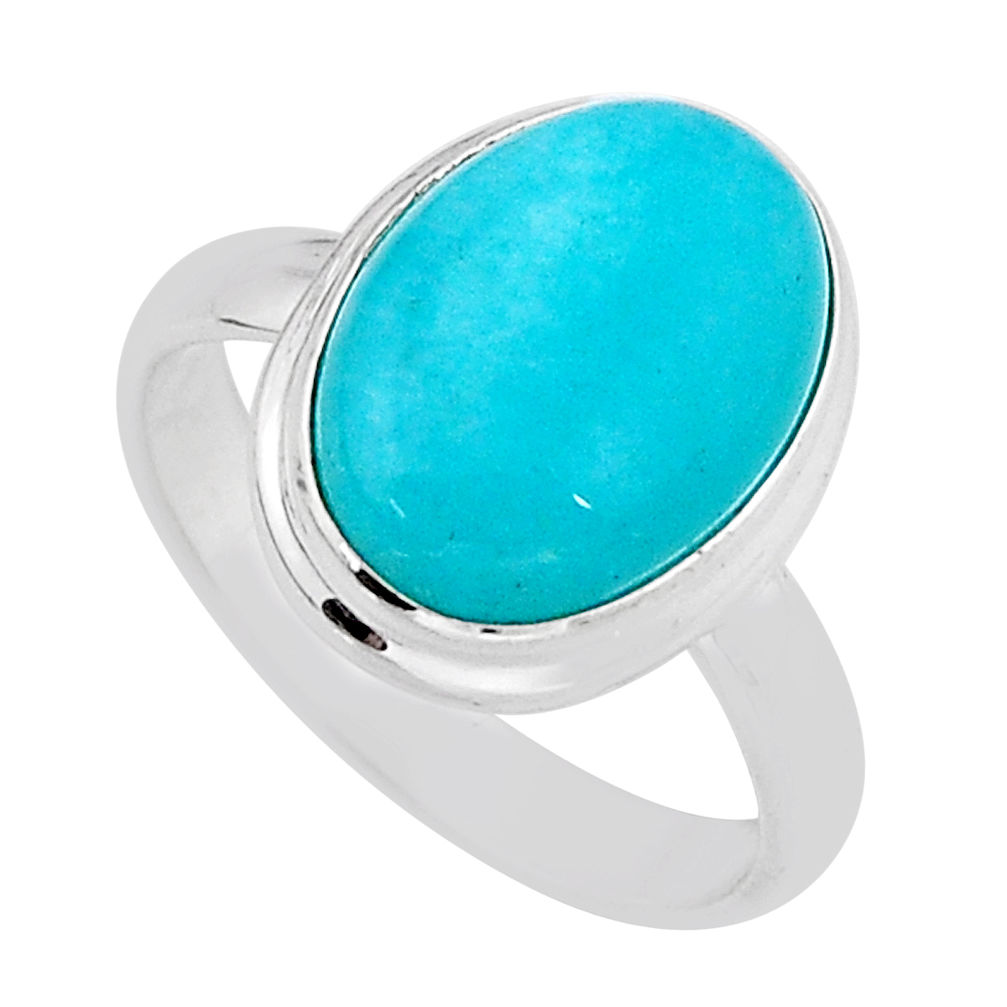 6.54cts aventurine 925 sterling silver ring jewelry size 7.5 y67551