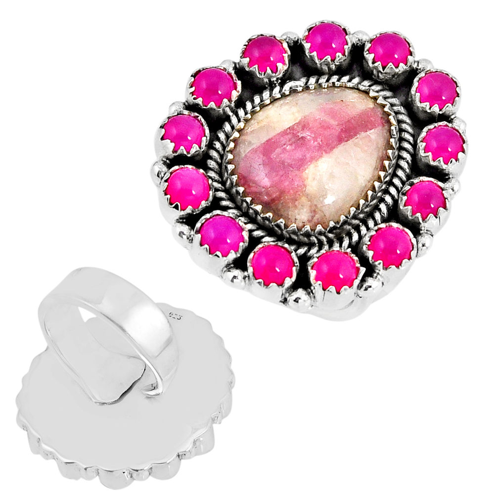 27.39cts back close tourmaline in quartz silver adjustable ring size 6 c31213