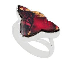 8.78cts bull dahlia rose 925 sterling silver ring jewelry size 7 n30193