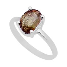 2.70cts faceted natural andalusite 925 sterling silver ring jewelry size 8 y1668