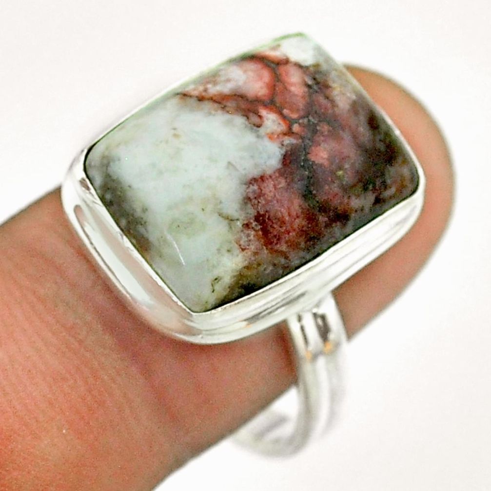 13.28cts natural bronze wild horse magnesite 925 silver ring size 9.5 t54281