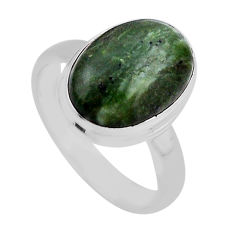 6.29cts natural swiss imperial opal oval sterling silver ring size 7.5 n26019