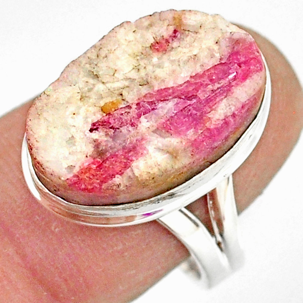 12.34cts natural tourmaline in quartz 925 silver solitaire ring size 8 r85770