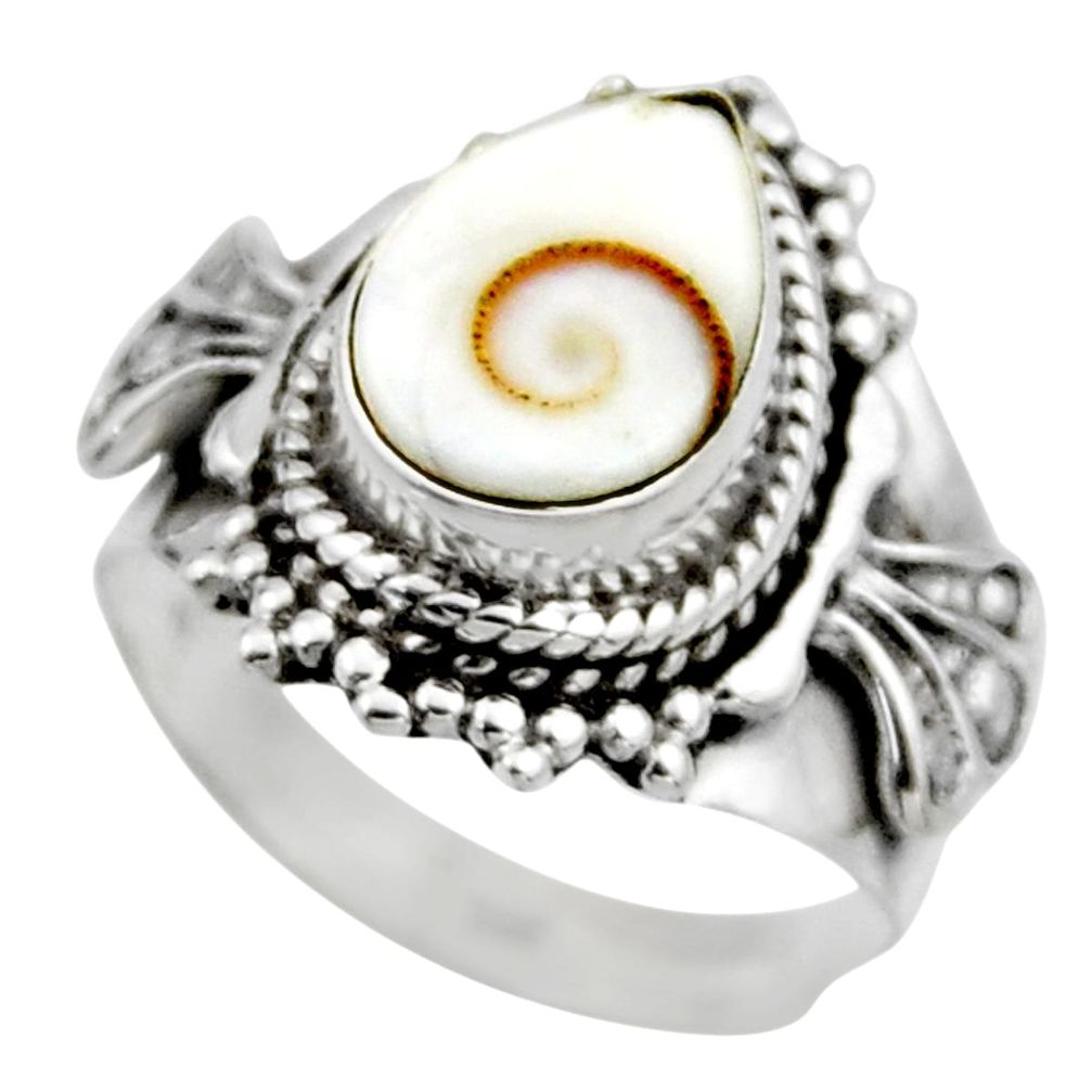 2.41cts natural white shiva eye 925 silver solitaire ring jewelry size 6 r52500