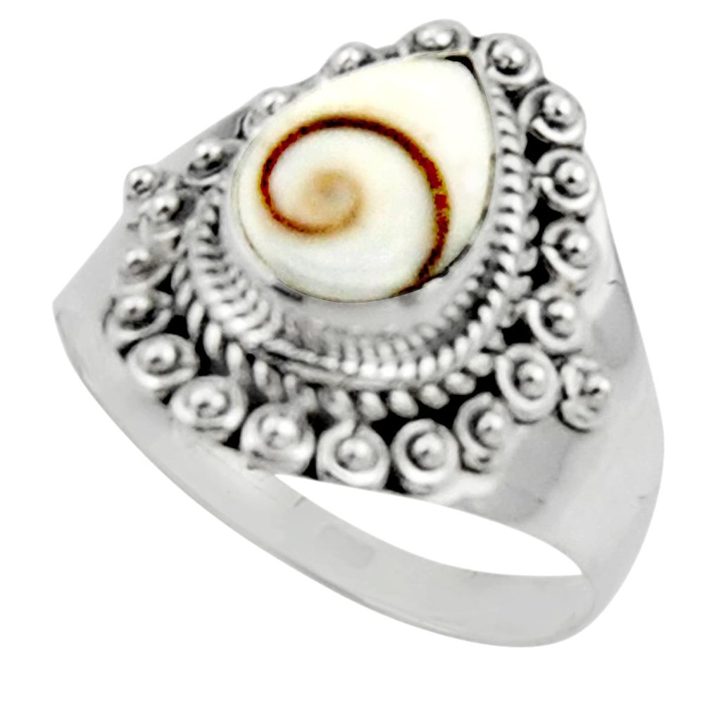 2.98cts natural white shiva eye 925 silver solitaire ring jewelry size 8 r52514