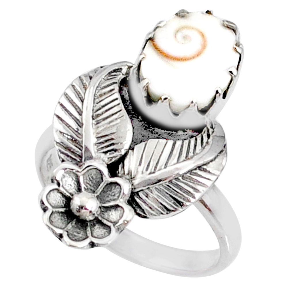 4.02cts natural white shiva eye 925 silver solitaire ring jewelry size 8 r67494